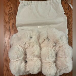 SKIMS Teddy Bear Slippers
